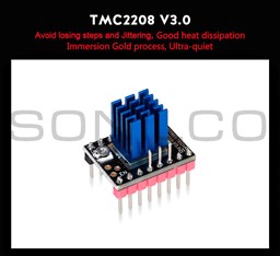 Show details for 5 PCS Stepper Motor Driver with Heat Sink for 3D Printer TMC2208 V3.0 UART Picture of 5 PCS Stepper Motor Driver with Heat Sink for 3D Printer TMC2208 V3.0 UART